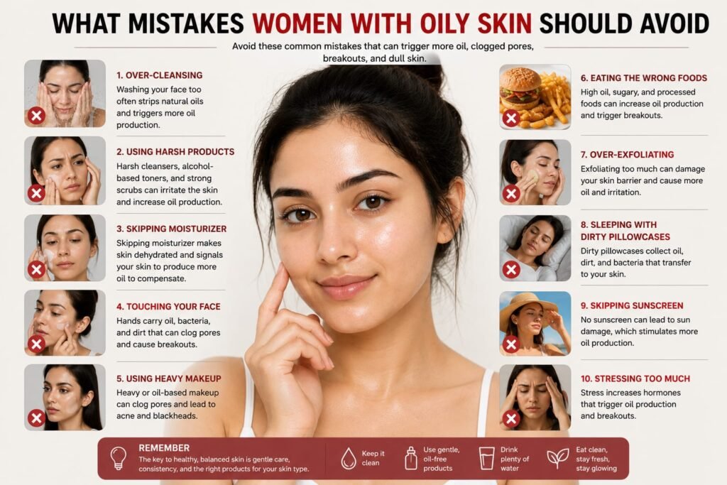 Simple skincare routine for oily skin