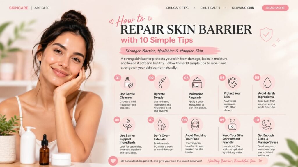 how to repair skin barrier