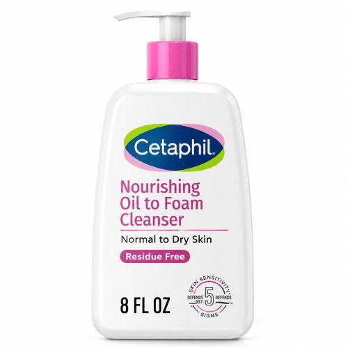 Cetaphil Nourishing Oil to Foam Facial Cleanser