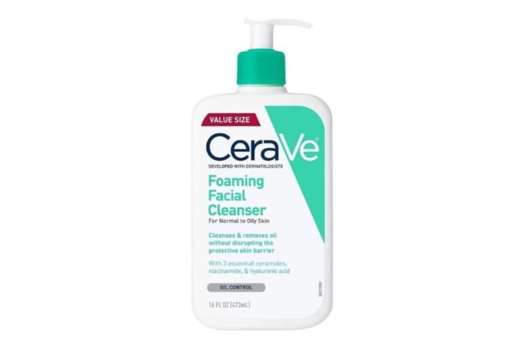 CeraVe Foaming Facial Cleanser for oily skin