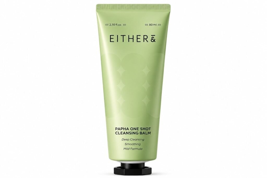 EITHER& PAPHA ONE SHOT Cleansing Balm for gentle deep cleansing
