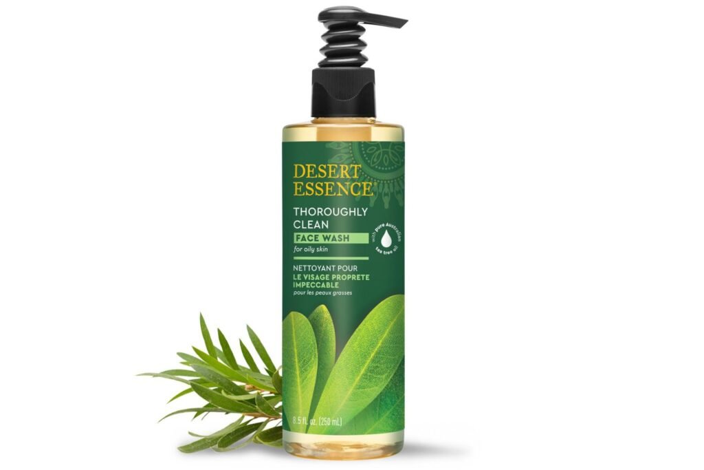 Desert Essence Thoroughly Clean face wash with tea tree oil