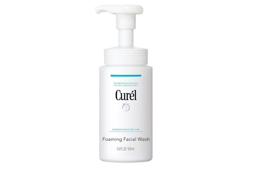 Curel Japanese foaming face wash for sensitive skin