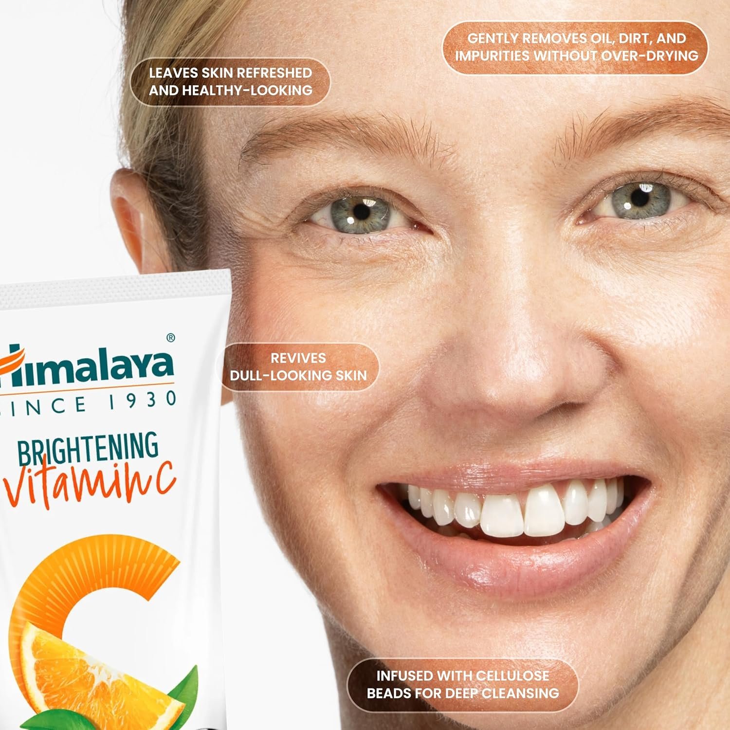 Himalaya Brightening Vitamin C Orange Face Wash - Image 2
