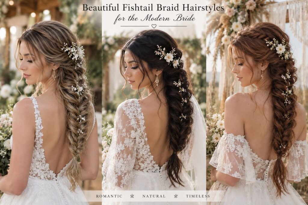 Bridal Fishtail Braid – Boho and Elegant