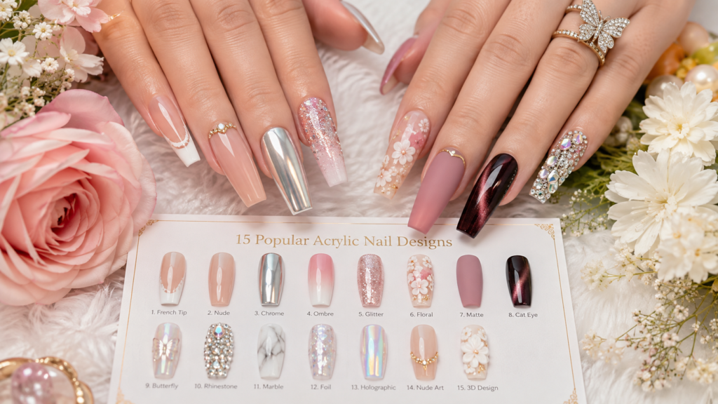 Stunning acrylic nail ideas for every season