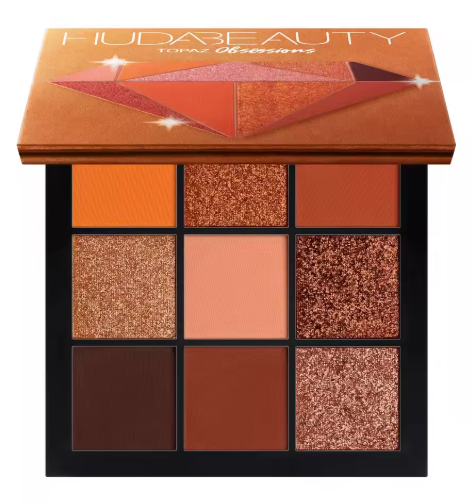 Huda Beauty 9 Color Palette Diamond Amethyst Ruby Red Gold Eye Shadow Pallete Matte Shimmer Eyeshadow Palette Glitter Makeup - Image 3