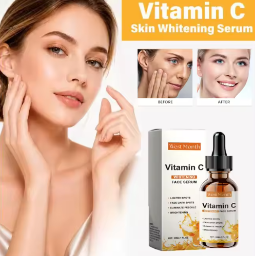 Facial essence Anti-aging Essence containing vitamin C, hyaluronic acid and retinol, Improves elasticity, Heals dry skin