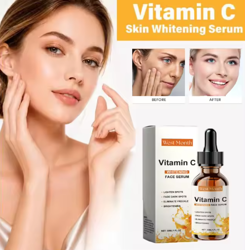 Facial essence Anti-aging Essence containing vitamin C, hyaluronic acid and retinol, Improves elasticity, Heals dry skin
