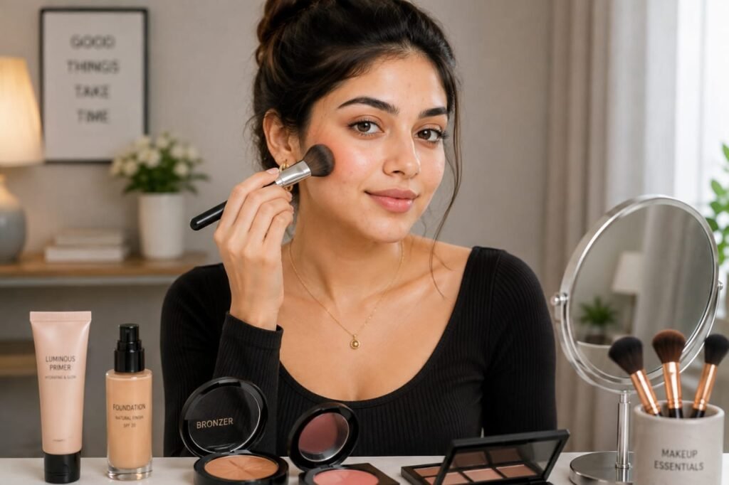 Blush and Bronzer